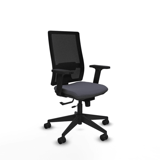 Cadeira de Escritório Piqueras y Crespo 2D066N0 Cinzento escuro