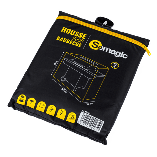 SOMAGIC - Cobertura L 165 x L 63 x A 90 cm para churrasco