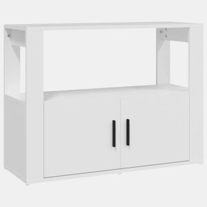 vidaXL Aparador 80x30x60 cm derivados de madeira branco