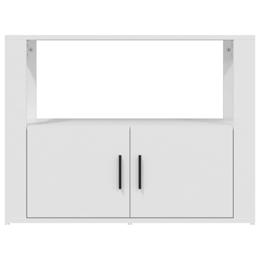 vidaXL Aparador 80x30x60 cm derivados de madeira branco vidaXL Aparador 80x30x60 cm derivados de madeira branco