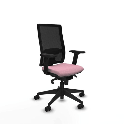 Cadeira de Escritório Piqueras y Crespo 2D066N0 Cor de Rosa