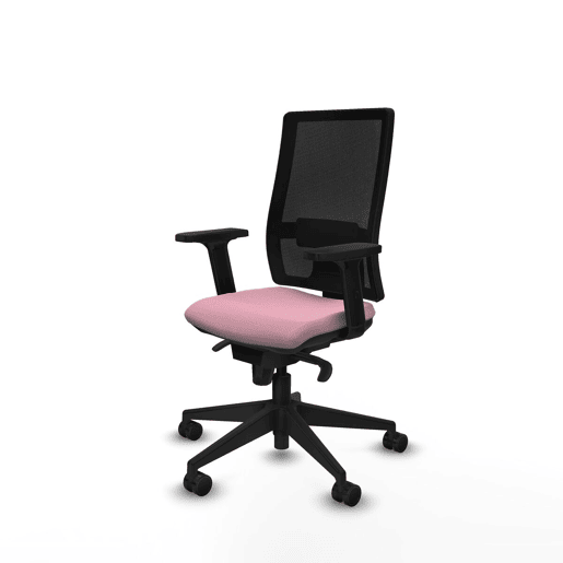 Cadeira de Escritório Piqueras y Crespo 2D066N0 Cor de Rosa