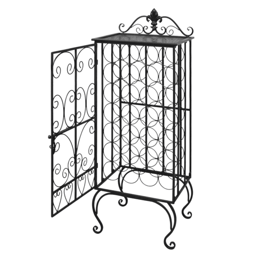 vidaXL Garrafeira, suporte de metal para 28 garrafas de vinho vidaXL Garrafeira, suporte de metal para 28 garrafas de vinho