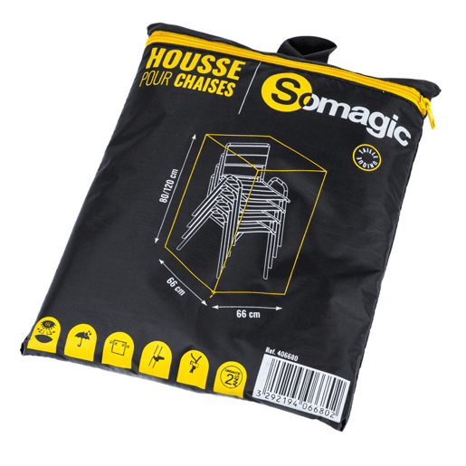SOMAGIC - Cobertura C 66 x L 66 x A 120 cm para cadeiras de jardim