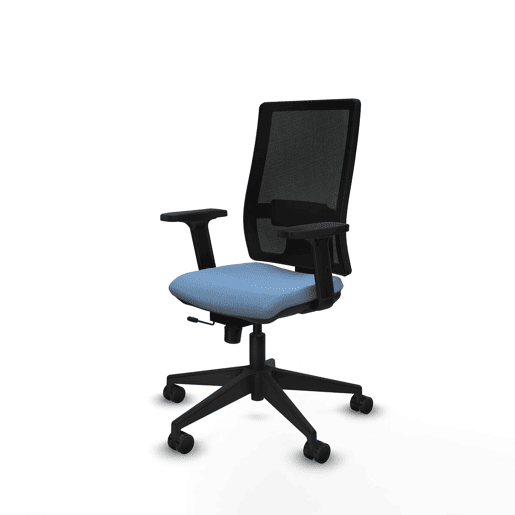 Cadeira de Escritório Piqueras y Crespo 2D066N0 Azul celeste