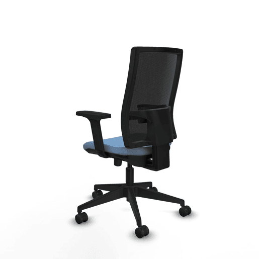 Cadeira de Escritório Piqueras y Crespo 2D066N0 Azul celeste