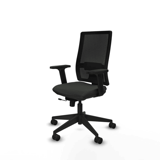 Cadeira de Escritório Piqueras y Crespo 2D066N0 Preto