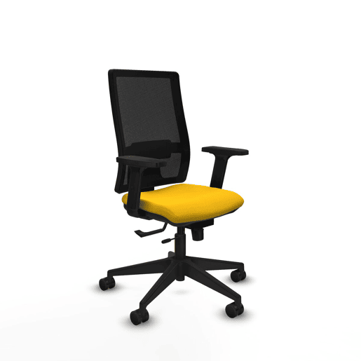 Cadeira de Escritório Piqueras y Crespo 2D066N0 Amarelo