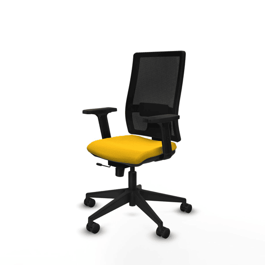 Cadeira de Escritório Piqueras y Crespo 2D066N0 Amarelo