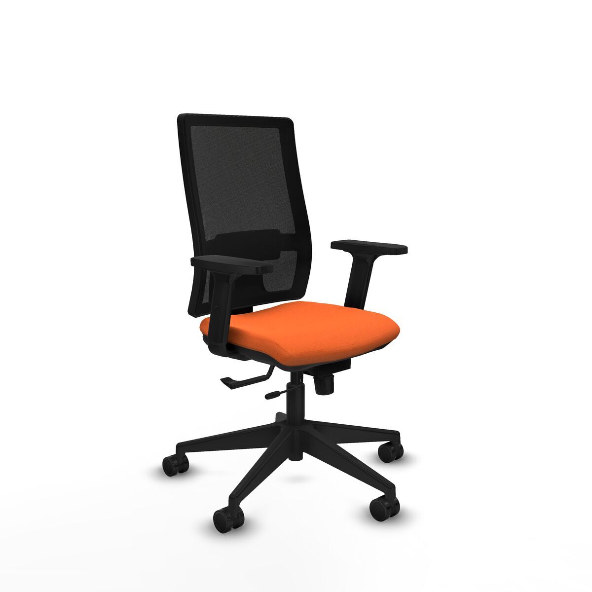 Silla de oficina piqueras y crespo 2d066n0 naranja