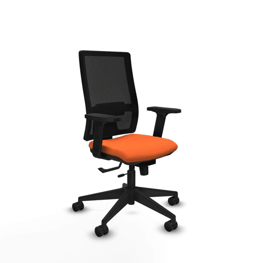 Cadeira de Escritório Piqueras y Crespo 2D066N0 Laranja