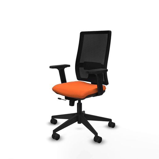 Cadeira de Escritório Piqueras y Crespo 2D066N0 Laranja