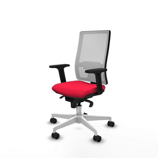Cadeira de Escritório Piqueras y Crespo 2D026N0 Vermelho