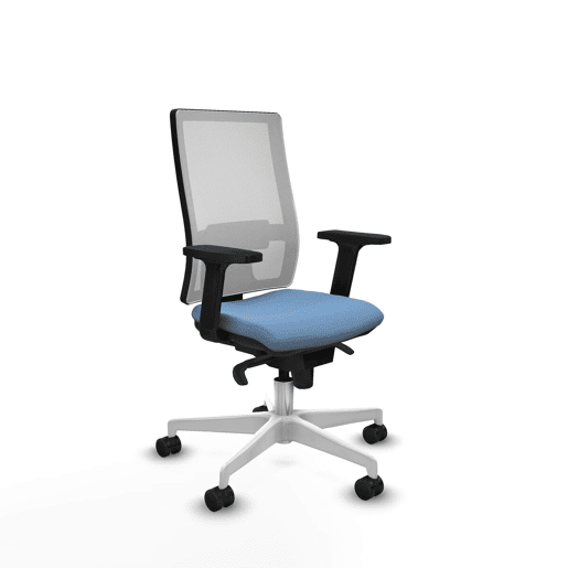 Cadeira de Escritório Piqueras y Crespo 2D026N0 Azul celeste