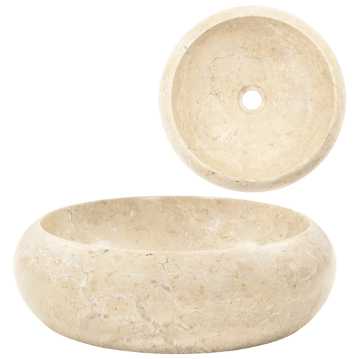 vidaXL Lavatório 40x12 cm mármore creme vidaXL Lavatório 40x12 cm mármore creme