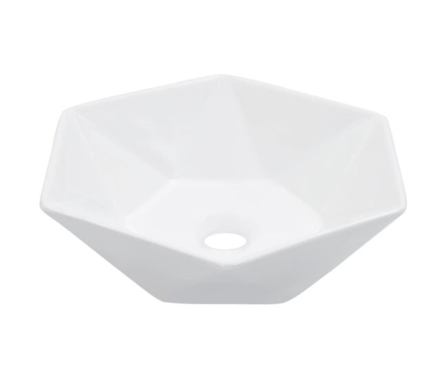 Vidaxl lavabo 41x36,5x12 cm cerámica blanco