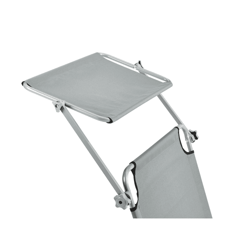 Espreguiçadeira FOLIGNO Metal Cinzento