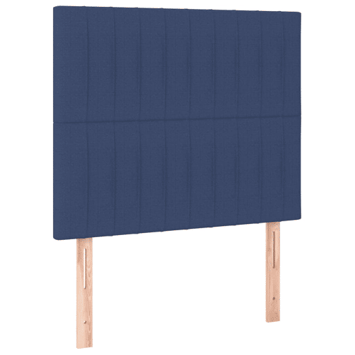 vidaXL Cabeceira Azul 100x5x118128 cm Tecido