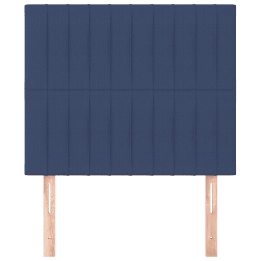 vidaXL Cabeceira Azul 100x5x118128 cm Tecido