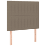 vidaXL Cabeceira Taupe 90x5x118128 cm Tecido