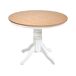 Beliani Mesa de comedor AKRON 100x100 Beliani Mesa de comedor AKRON 100x100 Marrón Claro