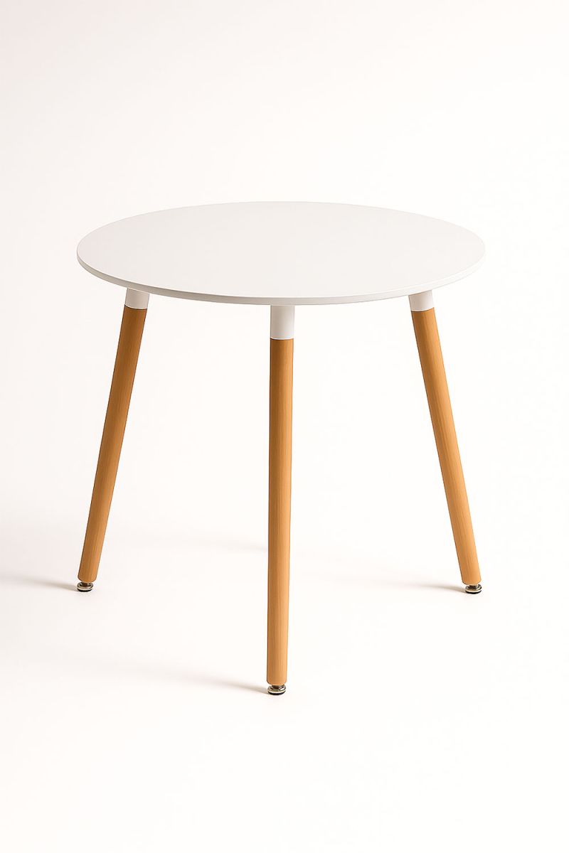 Mesa tower redonda 60 cm - blanco