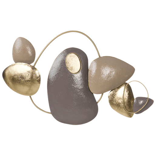 Decoração de parede CLANE Metal 46 cm Dourado