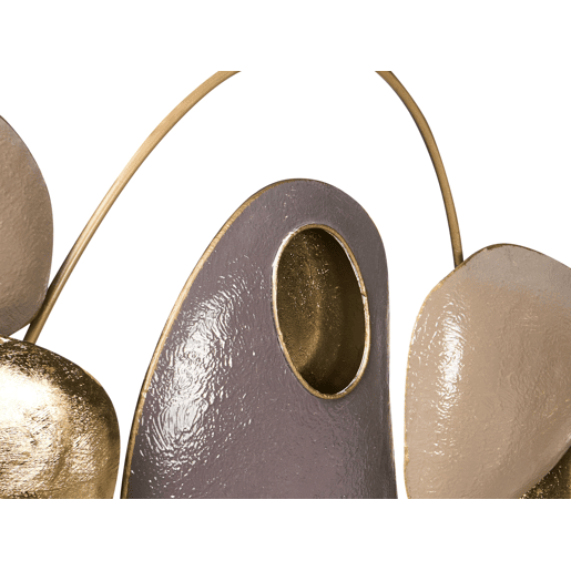 Decoração de parede CLANE Metal 46 cm Dourado