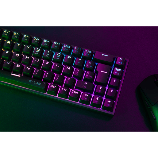 Teclado Gaming The G-Lab KEYZ TITAN Preto AZERTY