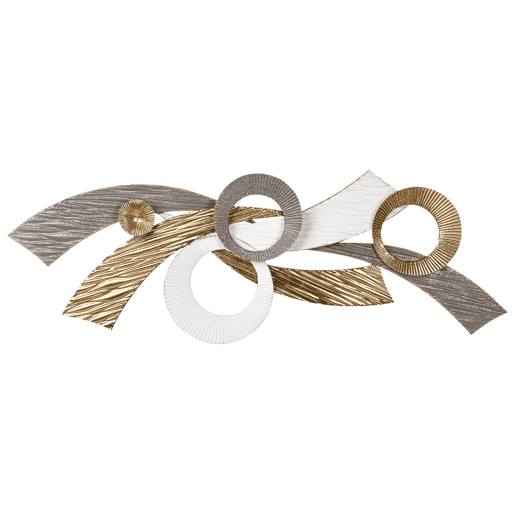 Decoração de parede TIMAHOE Metal 31 cm Dourado