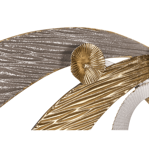 Decoração de parede TIMAHOE Metal 31 cm Dourado