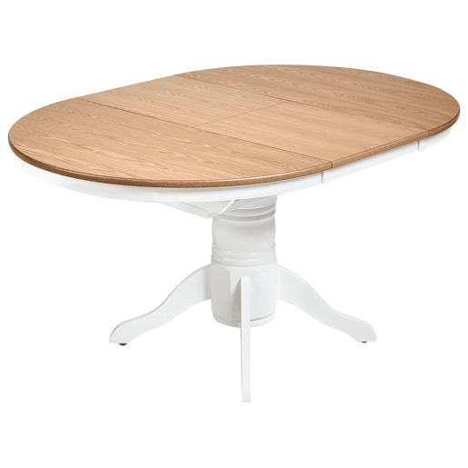 Mesa de jantar extensível AKRON Freixo claro 106150 cm 106 cm Madeira