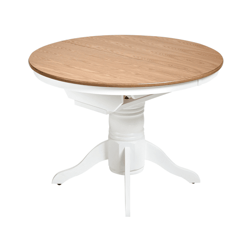 Mesa de jantar extensível AKRON Freixo claro 106150 cm 106 cm Madeira