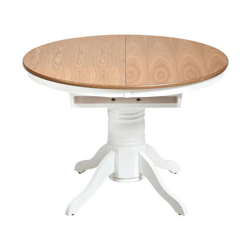 Mesa de jantar extensível AKRON Freixo claro 106150 cm 106 cm Madeira