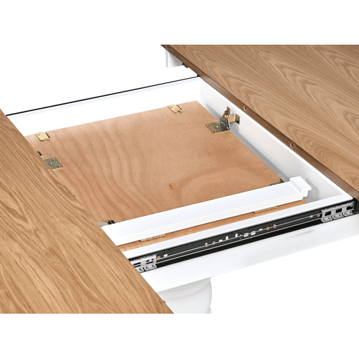 Mesa de jantar extensível AKRON Freixo claro 106150 cm 106 cm Madeira