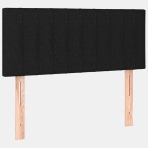 vidaXL Cabeceira de cama tecido 100x5x7888 cm preto