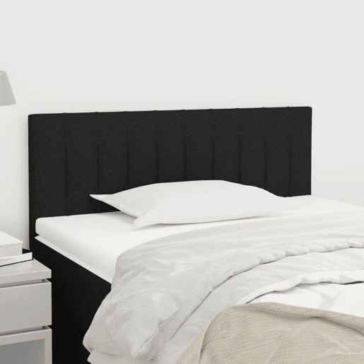 vidaXL Cabeceira de cama tecido 100x5x7888 cm preto