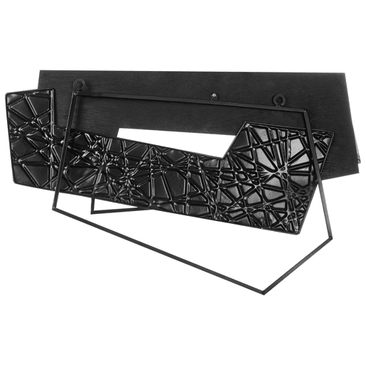 Decoração de parede ENNIS Metal 36 cm Castanho