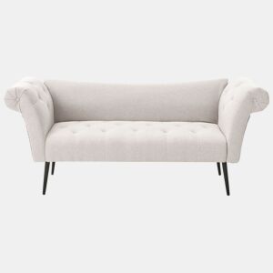 Chaise longue NANTILLY Tecido Creme claro