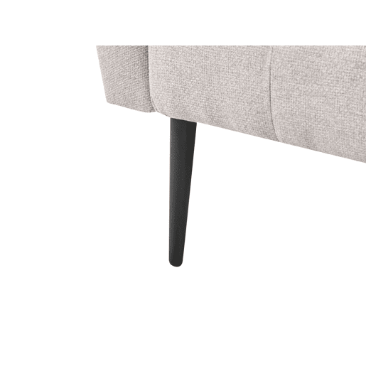 Chaise longue NANTILLY Tecido Creme claro