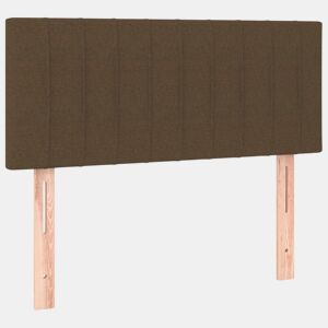 vidaXL Cabeceira de cama tecido 100x5x7888 cm castanho