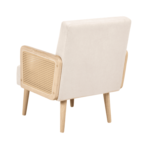 Poltrona HOJBY Tecido Creme claro
