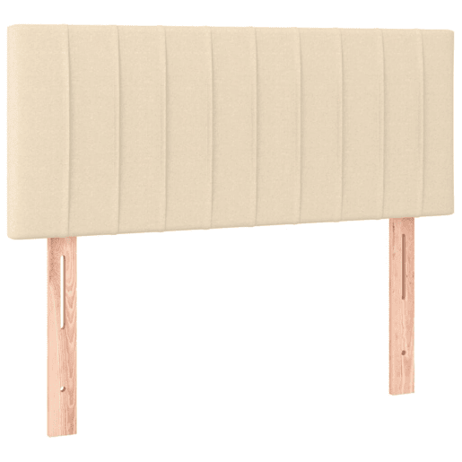 vidaXL Cabeceira de cama tecido 80x5x7888 cm creme