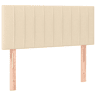 vidaXL Cabeceira de cama tecido 80x5x7888 cm creme