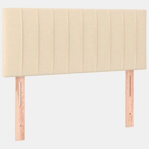 vidaXL Cabeceira de cama tecido 80x5x7888 cm creme