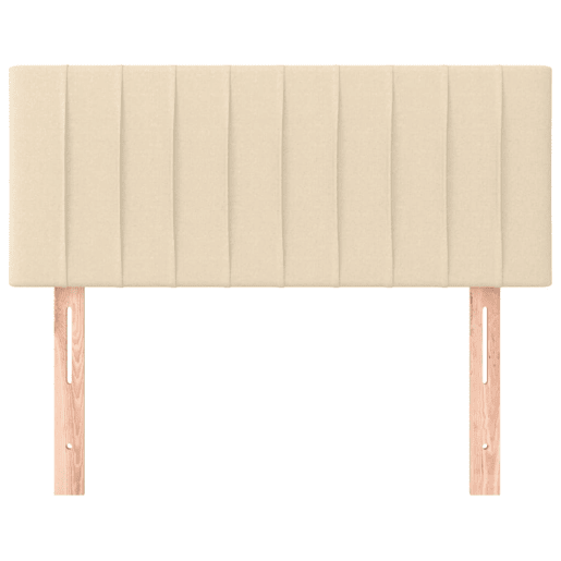 vidaXL Cabeceira de cama tecido 80x5x7888 cm creme