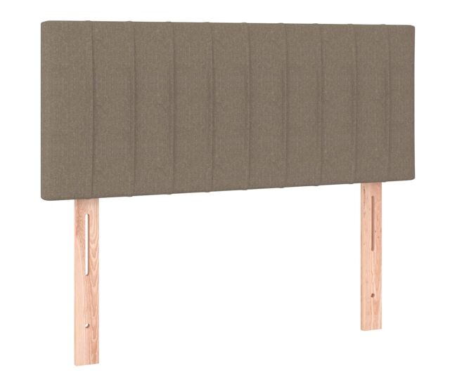 Vidaxl cabecero de tela gris taupe 80x5x78/88 cm