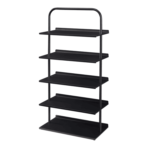 Sapateira Poytya para 10 pares aço 119x60x32cm - Preto en.casa
