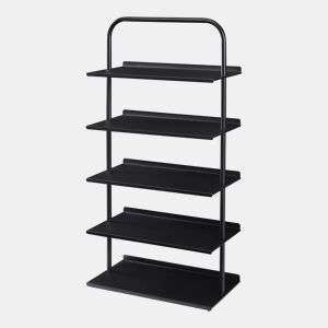 Sapateira Poytya para 10 pares aço 119x60x32cm - Preto en.casa