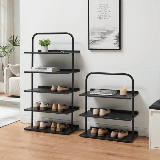Sapateira Poytya para 10 pares aço 119x60x32cm - Preto en.casa
